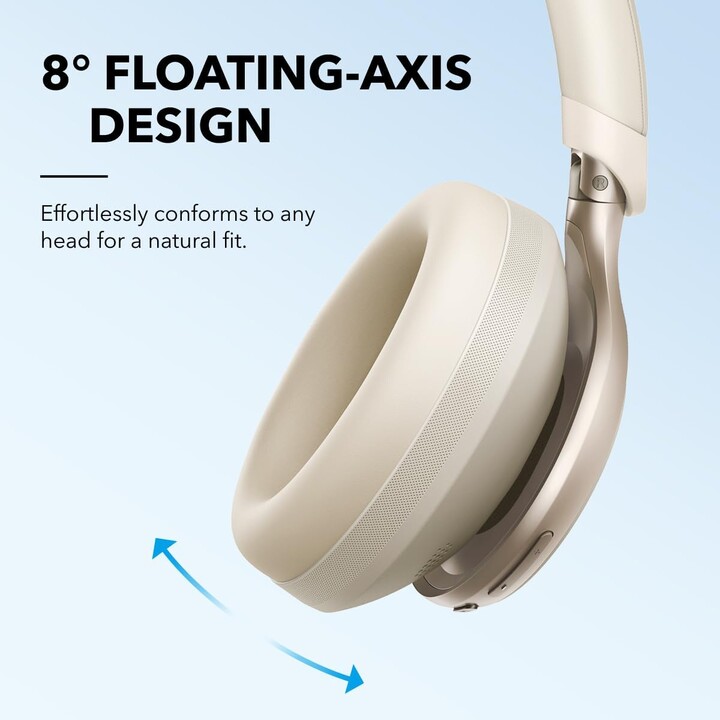 Casque Bluetooth Soundcore Space One Noise Cancelling (ANC) Blanc 
