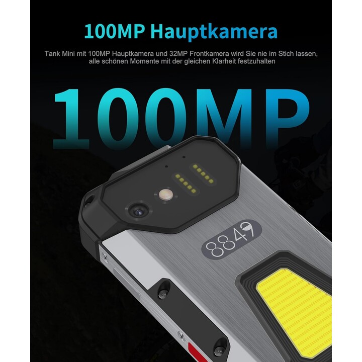 Unihertz 8849 Tank Mini 1 12GB 256GB Dual Sim Negro