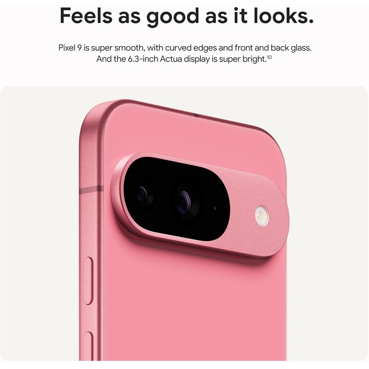 Google Pixel 9 5G 12GB 256GB Dual Sim Peony Rosa