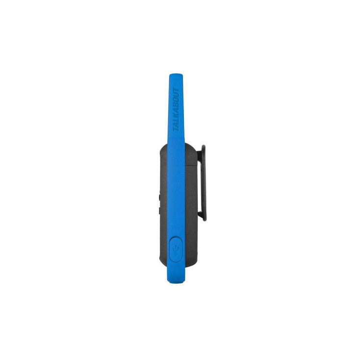 Motorola Mobility T62 Walkie Talkie, Azul/Negro, 2 Piezas