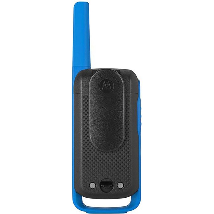 Motorola Mobility T62 Walkie Talkie, Azul/Negro, 2 Piezas