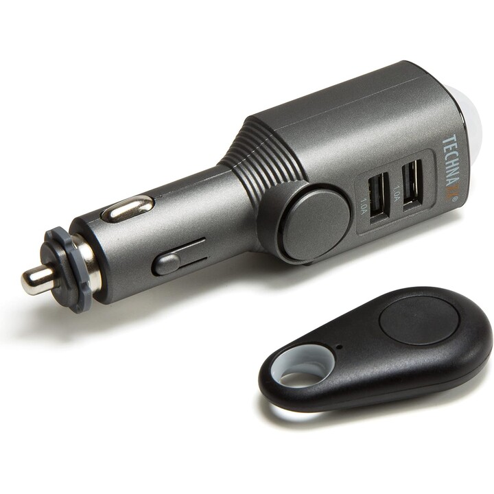 Technaxx 4743 chargeur d'appareils mobiles Universel Noir Allume-cigare Auto