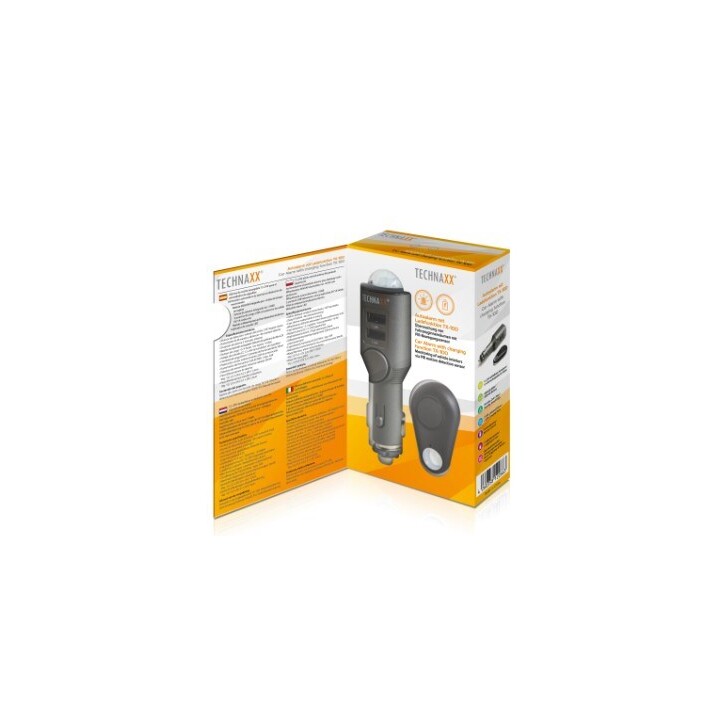 Technaxx 4743 chargeur d'appareils mobiles Universel Noir Allume-cigare Auto