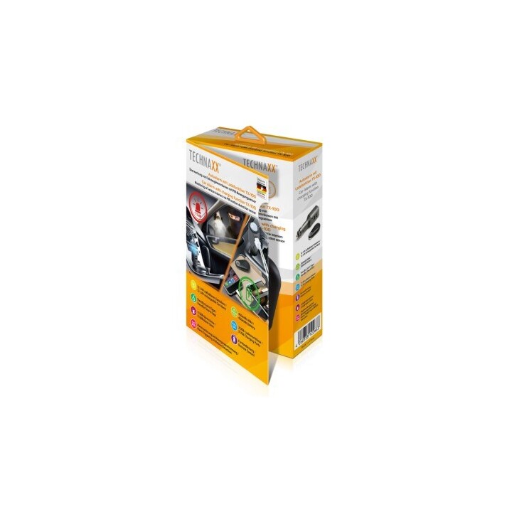 Technaxx 4743 chargeur d'appareils mobiles Universel Noir Allume-cigare Auto