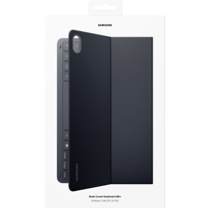 Samsung Book Tastaturgehäuse, Slim Cover für Tab S11, deutsch, schwarz