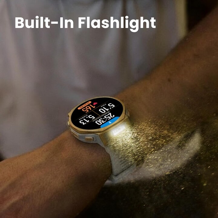 Amazfit T-Rex 3 Pro 44 mm Or Arctique