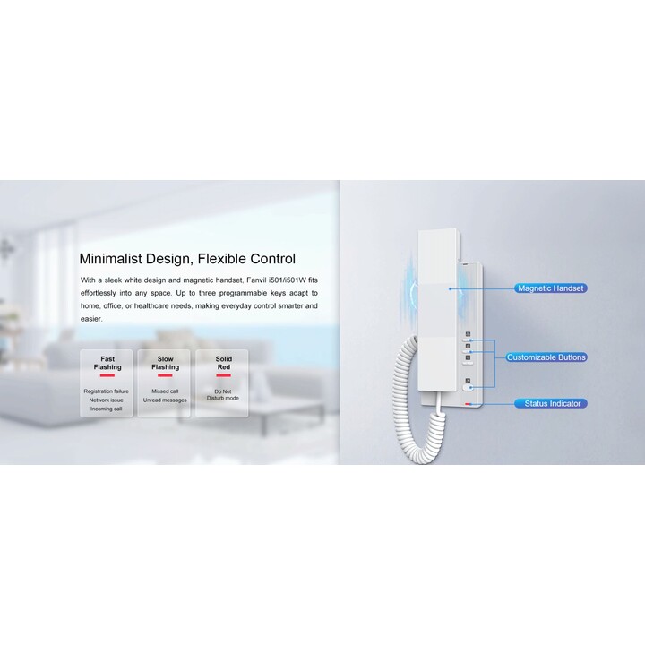 Fanvil i501 SIP intercom para videoportero