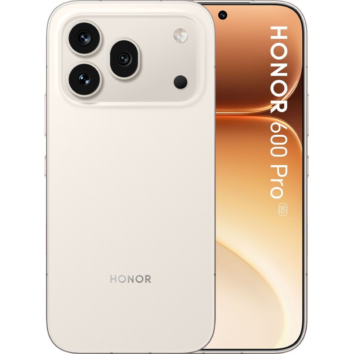 Honor 600 Pro 5G, 12GB 512GB, 6,57 AMOLED, 6400mAh, Branco Dourado