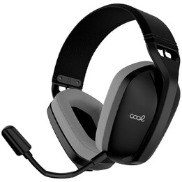 COOL AURICULARES STEREO PC / PS4 / PS5 NEGRO (3 EN 1: WIRELESS / BLUETOOTH / JACK) NEWTON