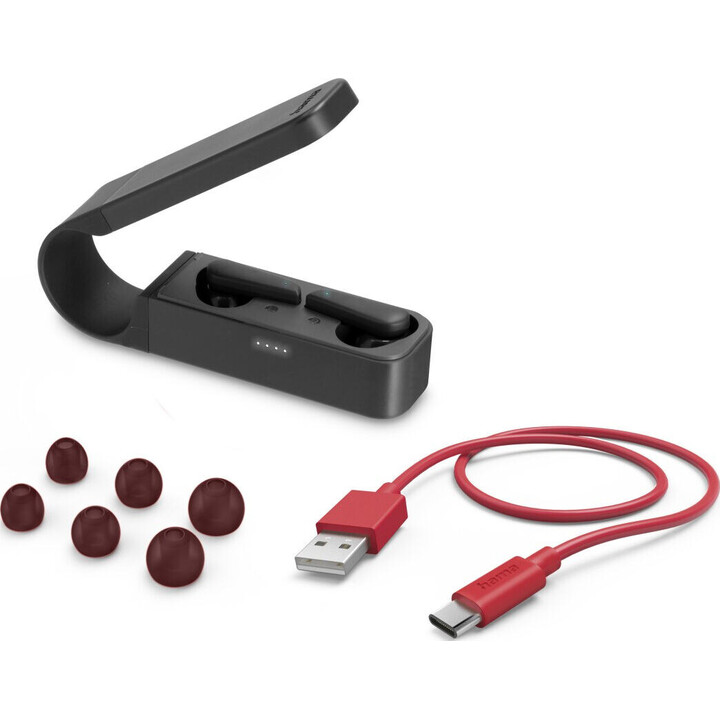 Auriculares inalámbricos de bolsillo Hama Spirit 00184103 con sonido estéreo verdadero (TWS)