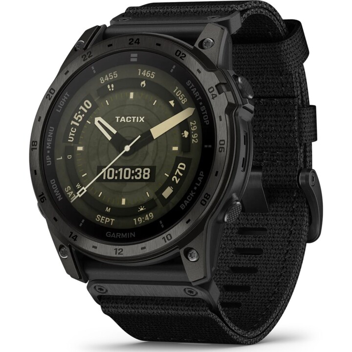 Garmin Tactix 7 AMOLED Edition 51mm con caja de titanio y correa de tela