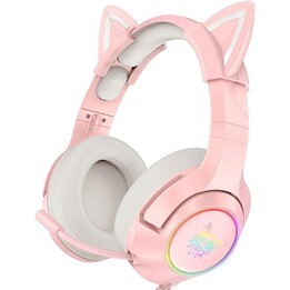 ONIKUMA K9 RVB Rose - Casque de jeu