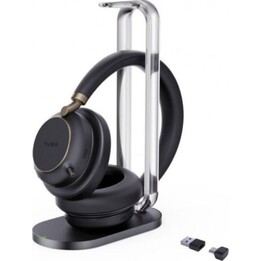 Yealink BH76 Plus + Ladestation Teams USB-C zu Wireless Headset für Anrufe und Musik
