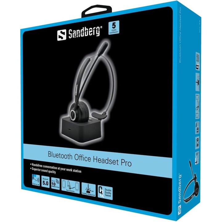 Casque de bureau Bluetooth Sandberg 126-06 Pro