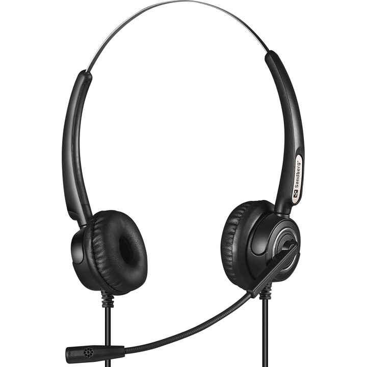Casque stéréo professionnel Sandberg 126-30 USB+RJ9/11