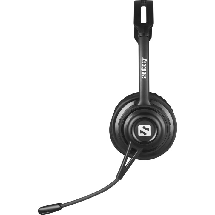 Cuffie Bluetooth Sandberg 126-44 con cancellazione attiva del rumore e cancellazione dell'inquinamento acustico (ANC+ENC).