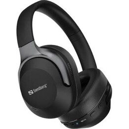 Cuffie wireless da viaggio Sandberg 126-53 con cancellazione attiva del rumore (ANC).