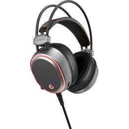 Fone de ouvido para jogos premium com fio EgoGear SHS55 RGB preto