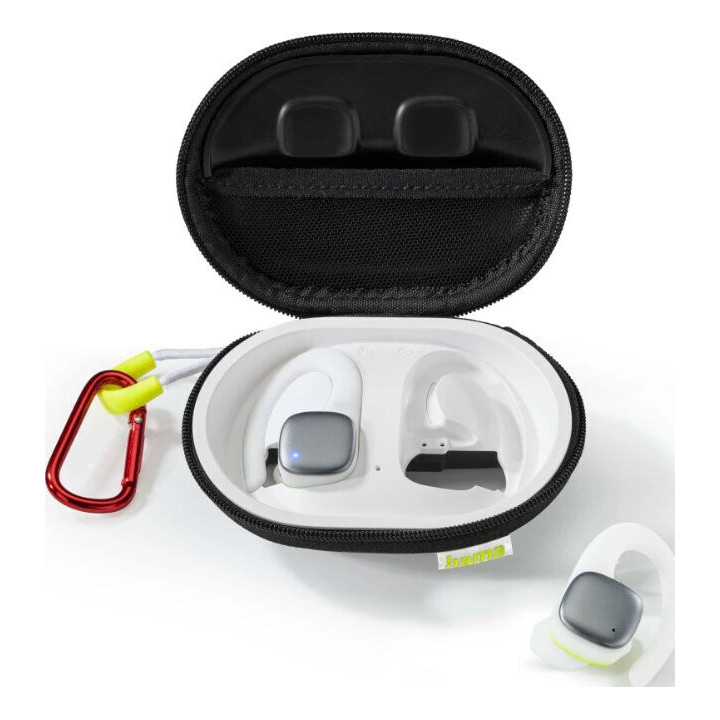 Fones de ouvido sem fio True Wireless Spirit Athletics brancos