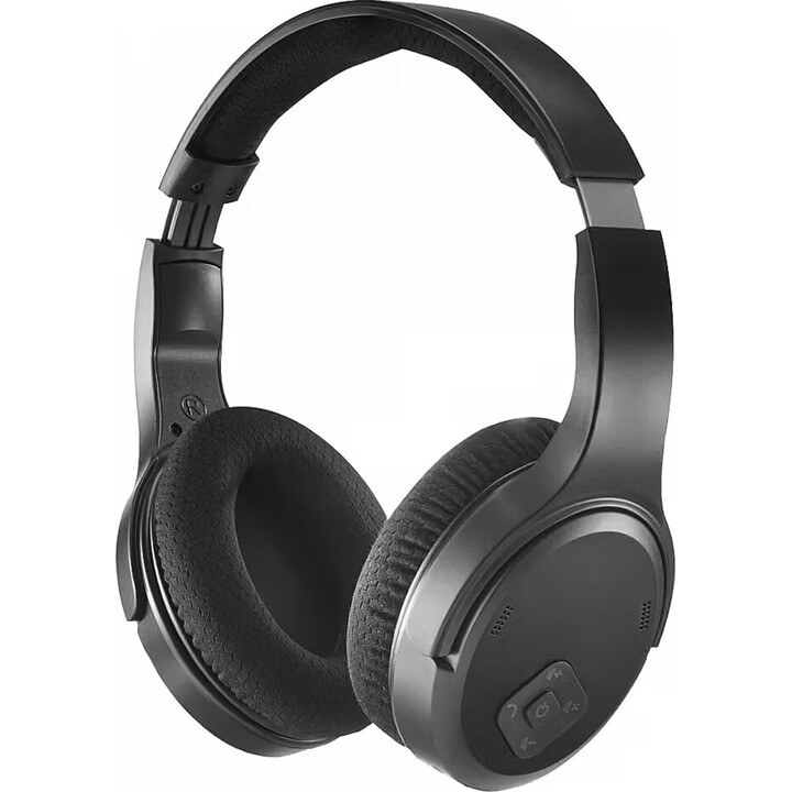 Hama TV-Auriculares Over-Ear 2.4 GHz-Dongle + Bluetooth Negro