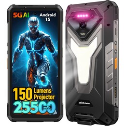 Ulefone Armor 34 Pro 5G, 16GB 512GB, 6.95 FHD+, 25500mAh, Dual Sim, Black