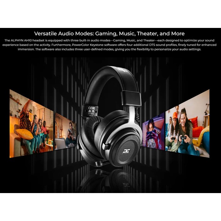 PowerColor Alphyn AH10 Wireless Negro