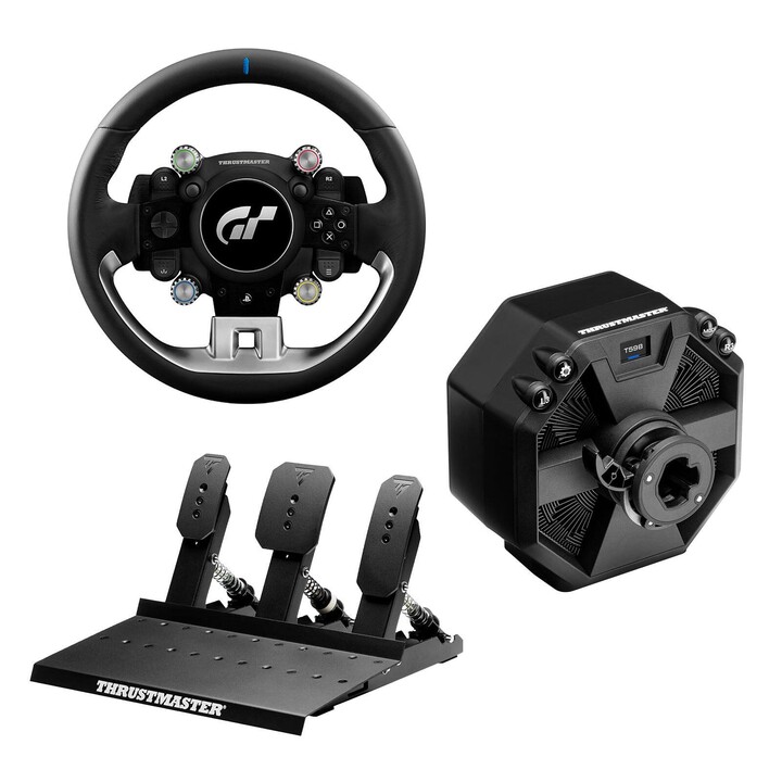 Thrustmaster Racing Bundle T598 PS5 Base GT Steering Wheel Pedals III LC