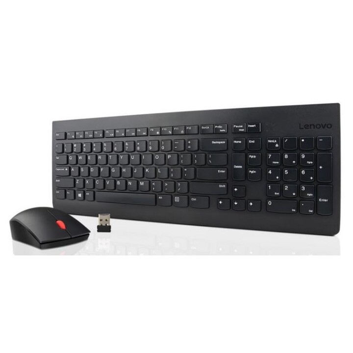 Lenovo 4X30M39497 clavier Souris incluse Universel RF sans fil QWERTY Anglais américain Noir