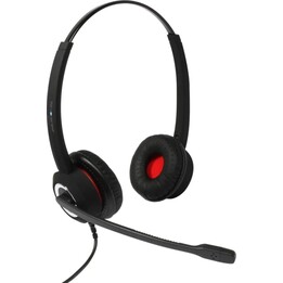 Auriculares USB Plusonic 10.2P, binaurales, compatibles con BBB