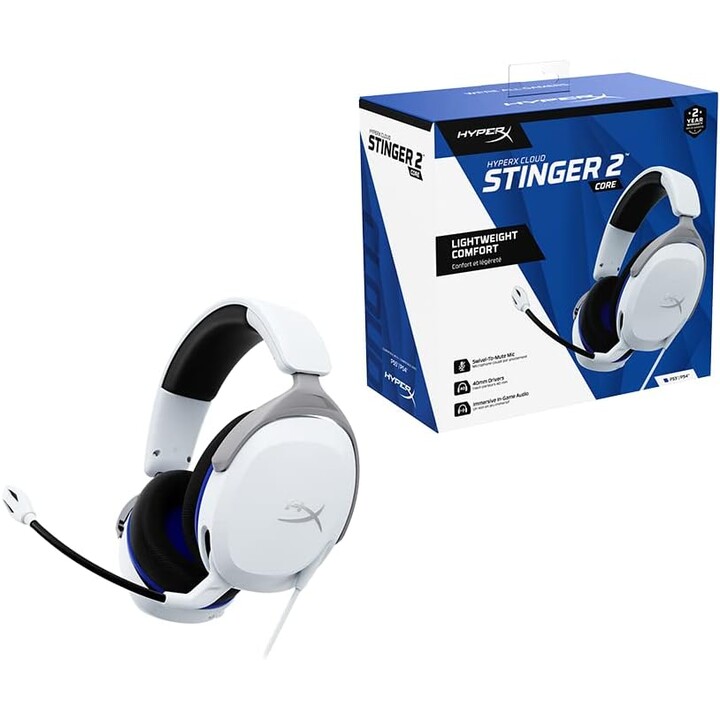 Hyperx Auriculares Gaming Cloud Stinger 2 Core, Ps, Blancos