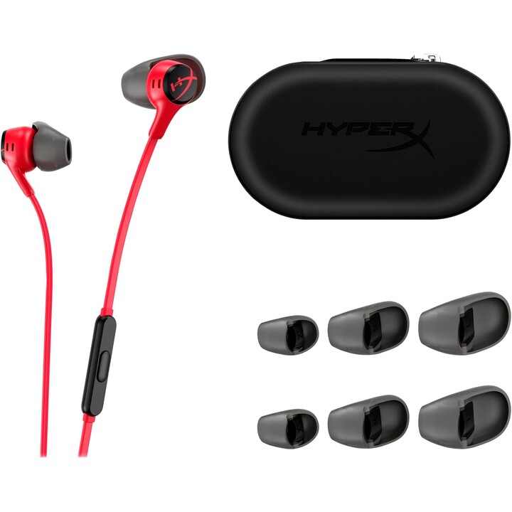Auricolari da gioco HyperX Cloud Earbuds II con microfono Rosso
