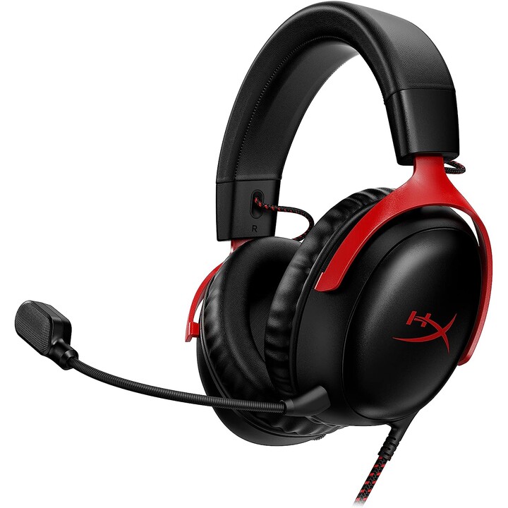 Hp Hyperx Cloud III - Gaming-Kopfhörer ( Schwarz -rot)
