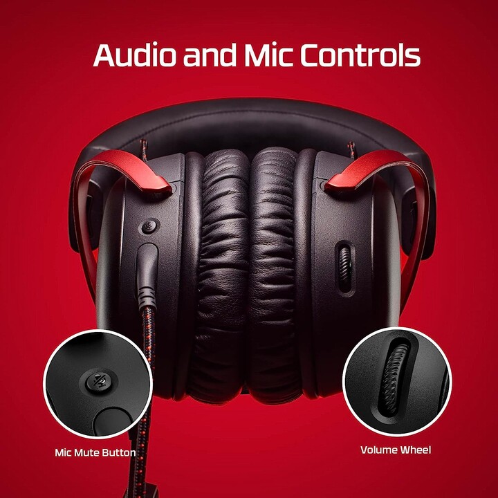 Hp Hyperx Cloud III - Casque de jeu (noir-rouge)