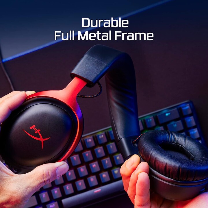 Hp Hyperx Cloud Iii - Auriculares Gaming (negro-rojo)