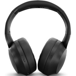LINDY Wireless Headphones Active Noise Cancelling Headphones, Bluetooth 5.3, 55h Battery, Black