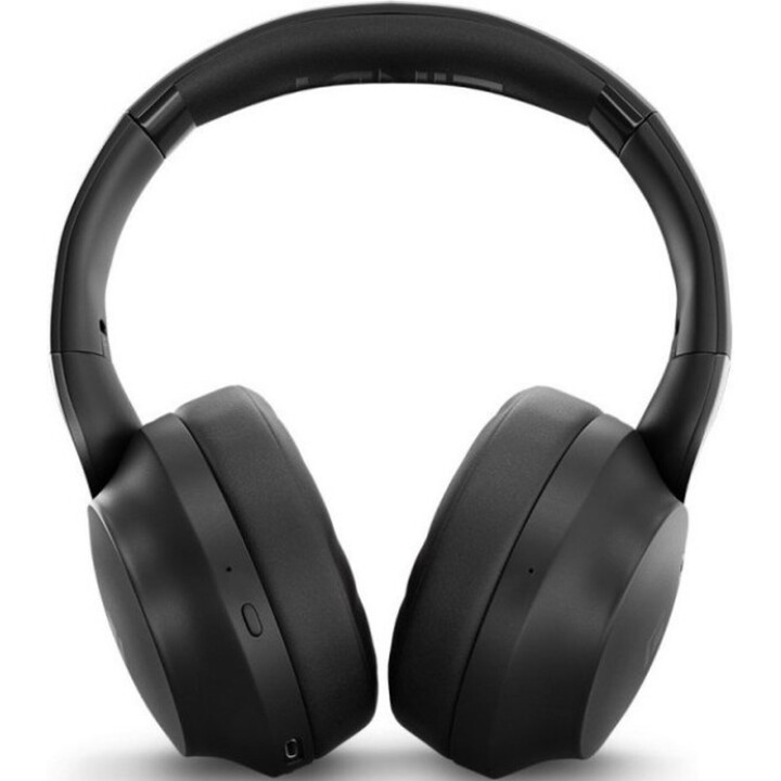 LINDY Kabellose Kopfhörer Aktive Geräuschunterdrückung, Bluetooth 5.3, 55h Akku, Schwarz