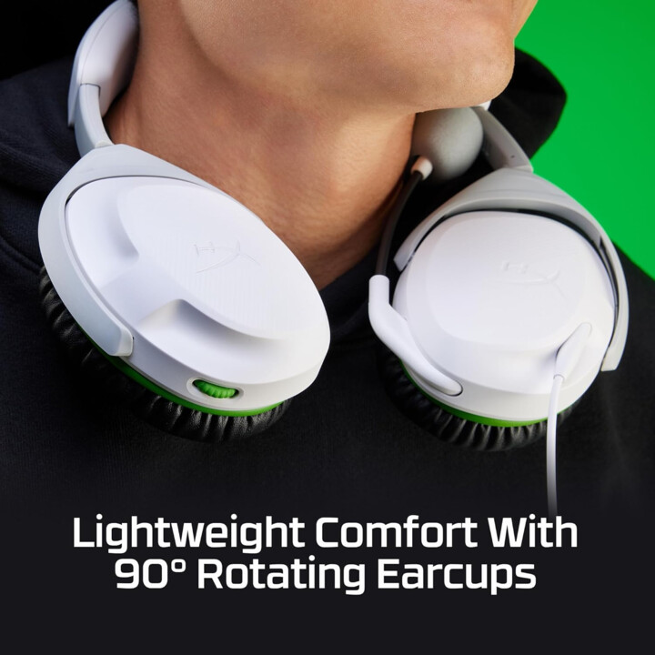 Hyperx Auricolare Cloudx Stinger2 Bianco Verde 