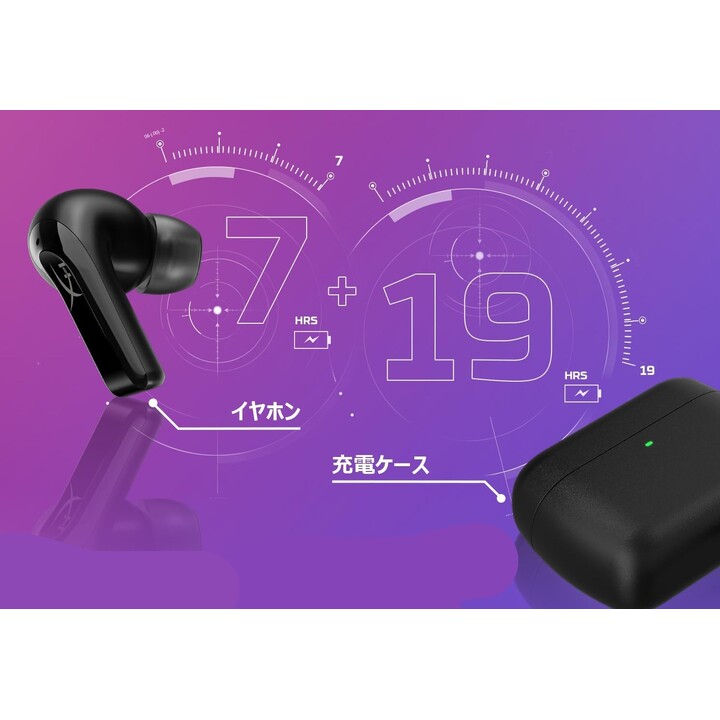 Botões de mistura de nuvem hyperx 2 ruído cancelando os fones de ouvido sem fio bluetooth ultra baixo