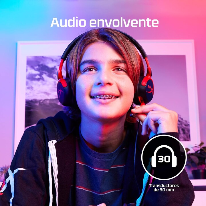 Hyperx Cloud Mini: cuffie da gioco per bambini Multicolor
