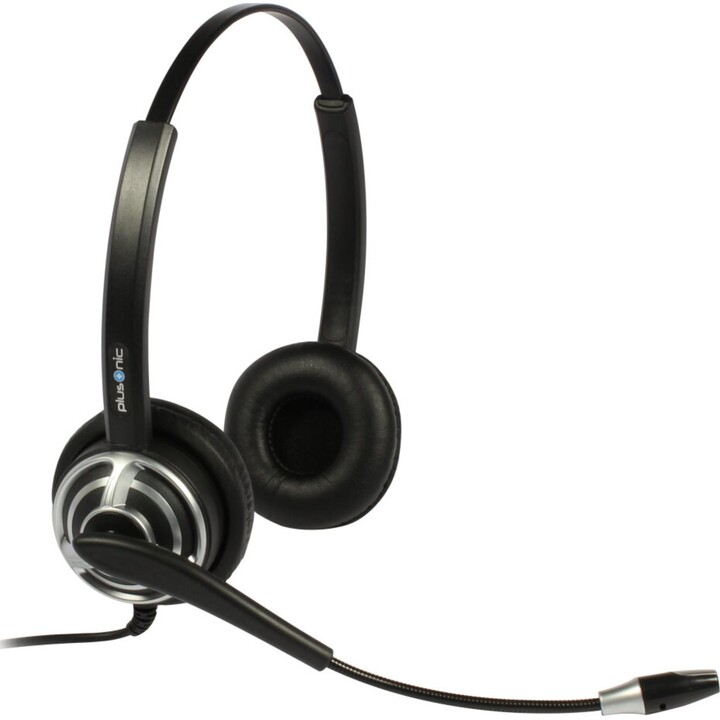 Fone de ouvido USB Plusonic 8.2MS binaural, NC, banda larga