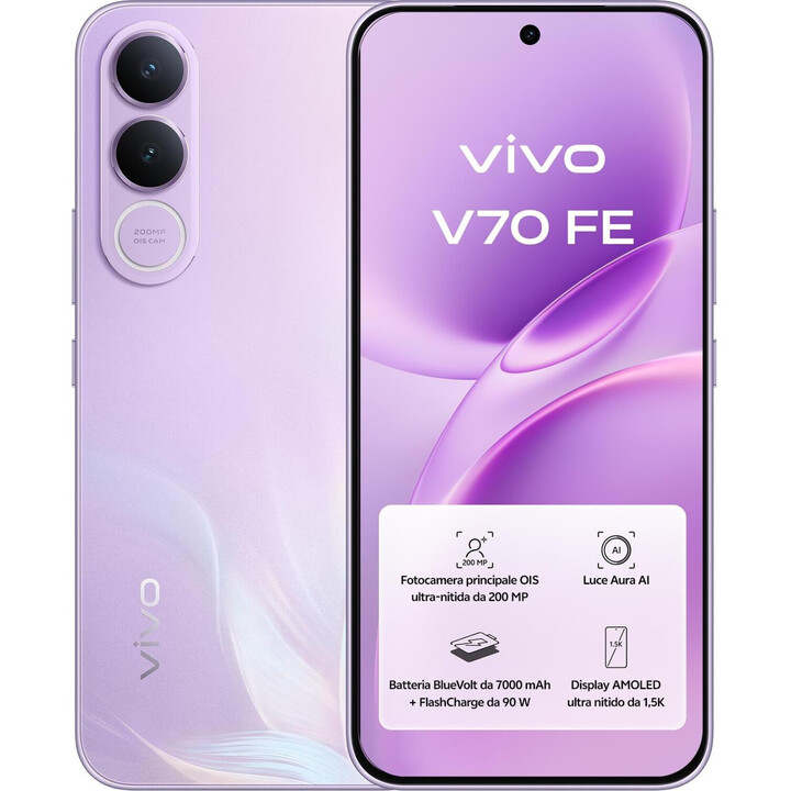 Vivo V70 FE 5G 8 GB 256 GB Roxo