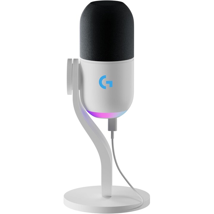 Microfono da gioco Logitech Yeti GX Dynamic RGB con LIGHTSYNC - BIANCO SPORCO - EMEA28-935