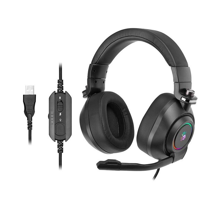 A4Tech BLOODY G580 7.1 USB Headphones Black A4TSLU46786