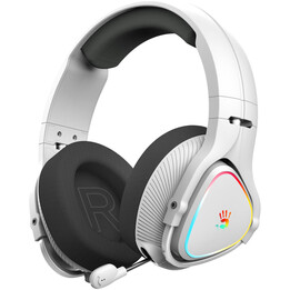 Fone de ouvido sem fio para jogos A4Tech 47752 Bloody MR710 RGB, cinza
