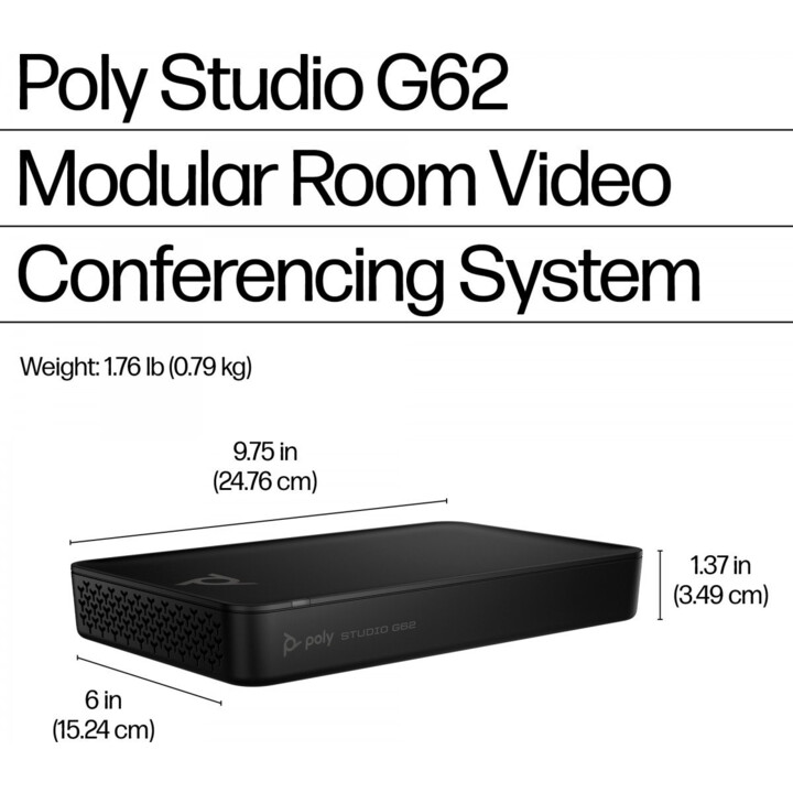 Sistema HP Poly Studio G62 VideoKF + soporte