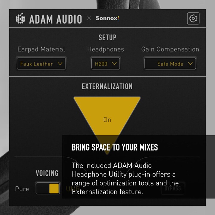 Auriculares de estudio cerrados ADAM Audio H200 con software de optimización y espacialización incluido