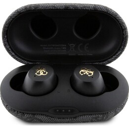 Écouteurs sans fil Guess 4G / TWS / Réduction du bruit / Bluetooth 5.3 / 300 mAh / Noir / GUTWSP4EGK