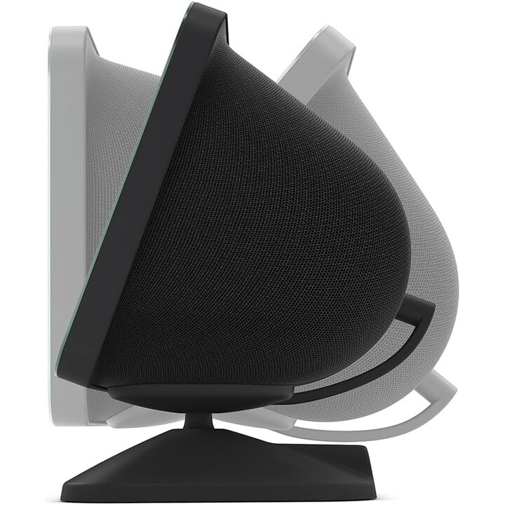 Soporte ajustable para Echo Show 8 (3ra generación) con puerto de carga USB-C, carbón de carbón