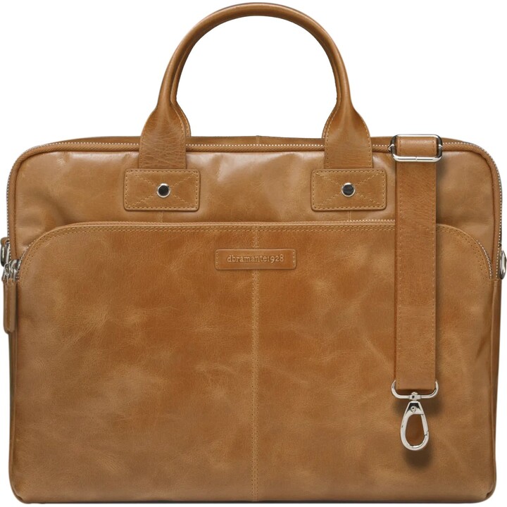 Kronborg - 16" (2nd Gen) - Full grain leather bag for notebook until 16" - tan