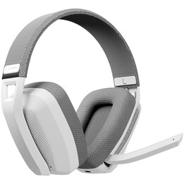 Fones de ouvido com fio Rampage BLITZ, brancos